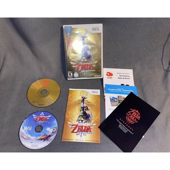 The Legend of Zelda: Skyward Sword (Nintendo Wii, 2011) Complete CIB Tested + CD - Picture 1 of 8